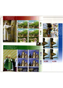 2010 Minifogli  I viaggi di Benedetto XVI